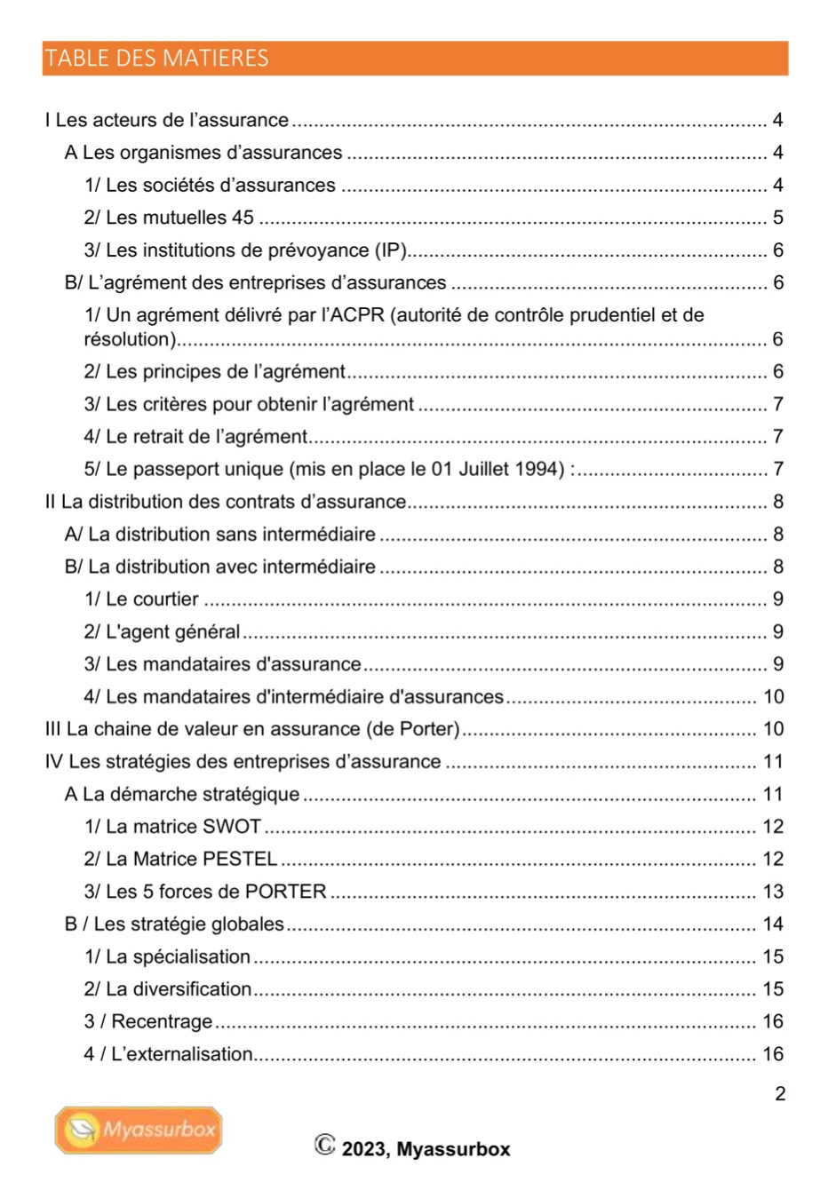 Extrait 1 du support de cours sur le management — BTS Assurance U31