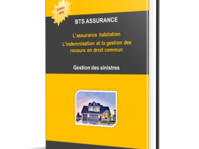Visuel de présentation du support de cours sur l'assurance habitation hors IRSI — BTS Assurance U41