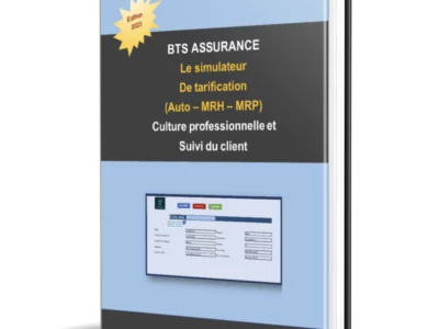 Visuel de présentation du support de cours sur le simulateur de tarification — BTS Assurance U31