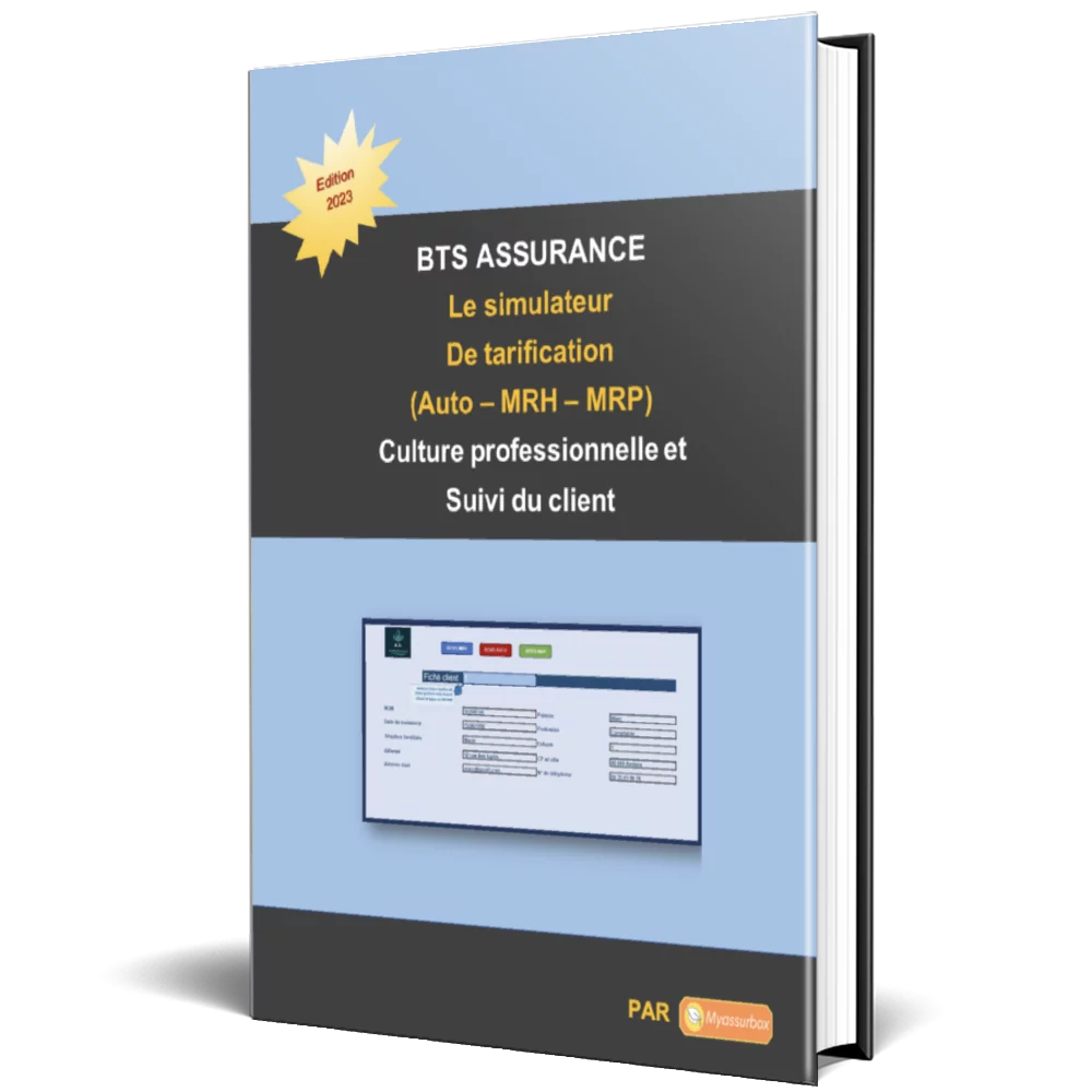 Visuel de présentation du support de cours sur le simulateur de tarification — BTS Assurance U31