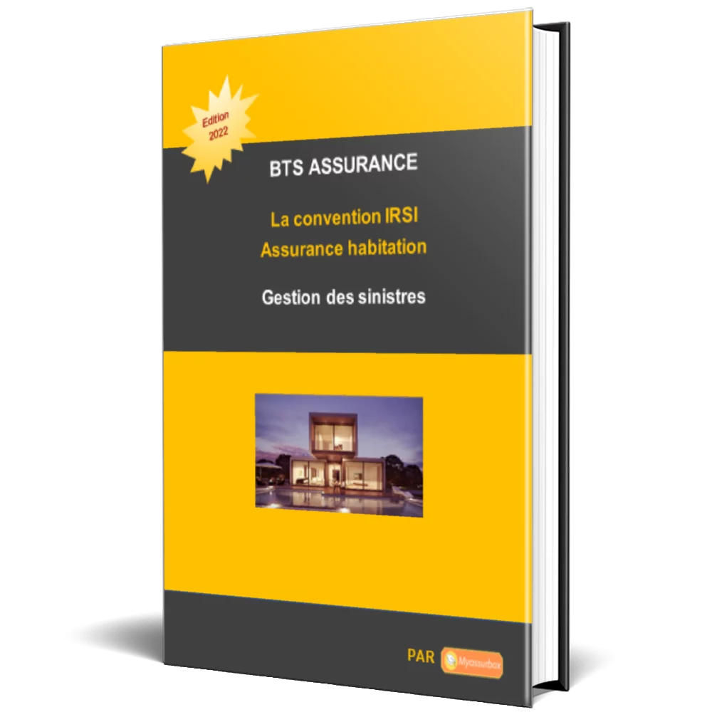 Visuel de présentation du support de cours sur la convention IRSI — BTS Assurance U41