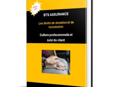 Visuel de présentation du support de cours sur les droits de donation et de succession — BTS Assurance U31
