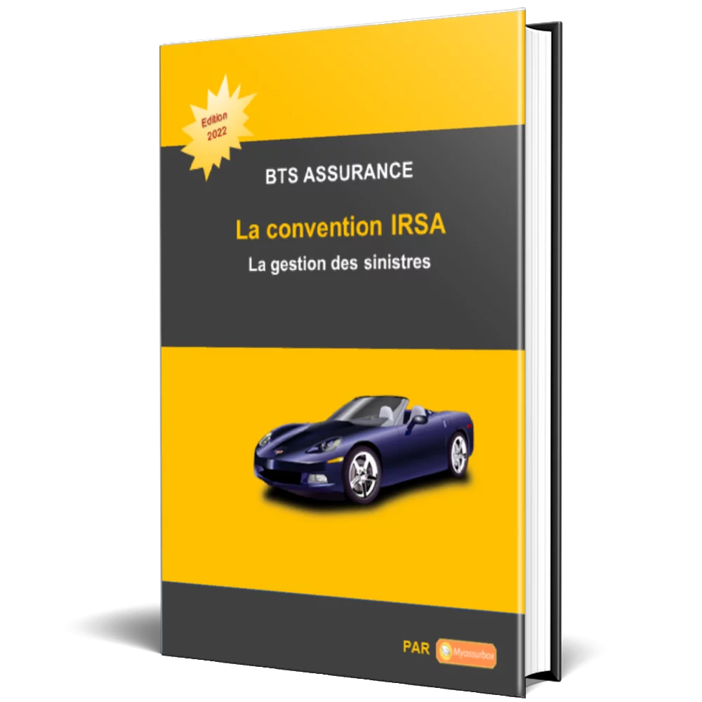 Visuel de présentation du support de cours sur la convention IRSA — BTS Assurance U41