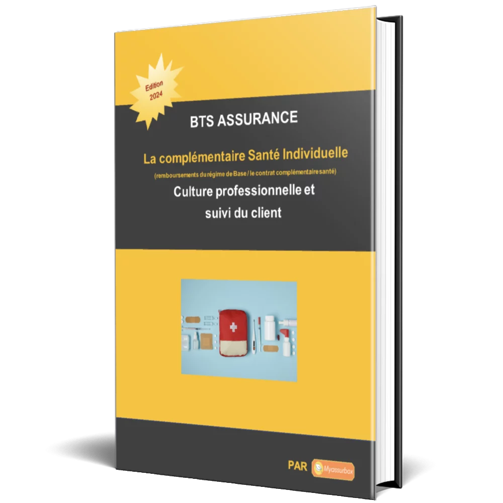 Visuel de présentation du support de cours sur la complémentaire santé individuelle — BTS Assurance U31